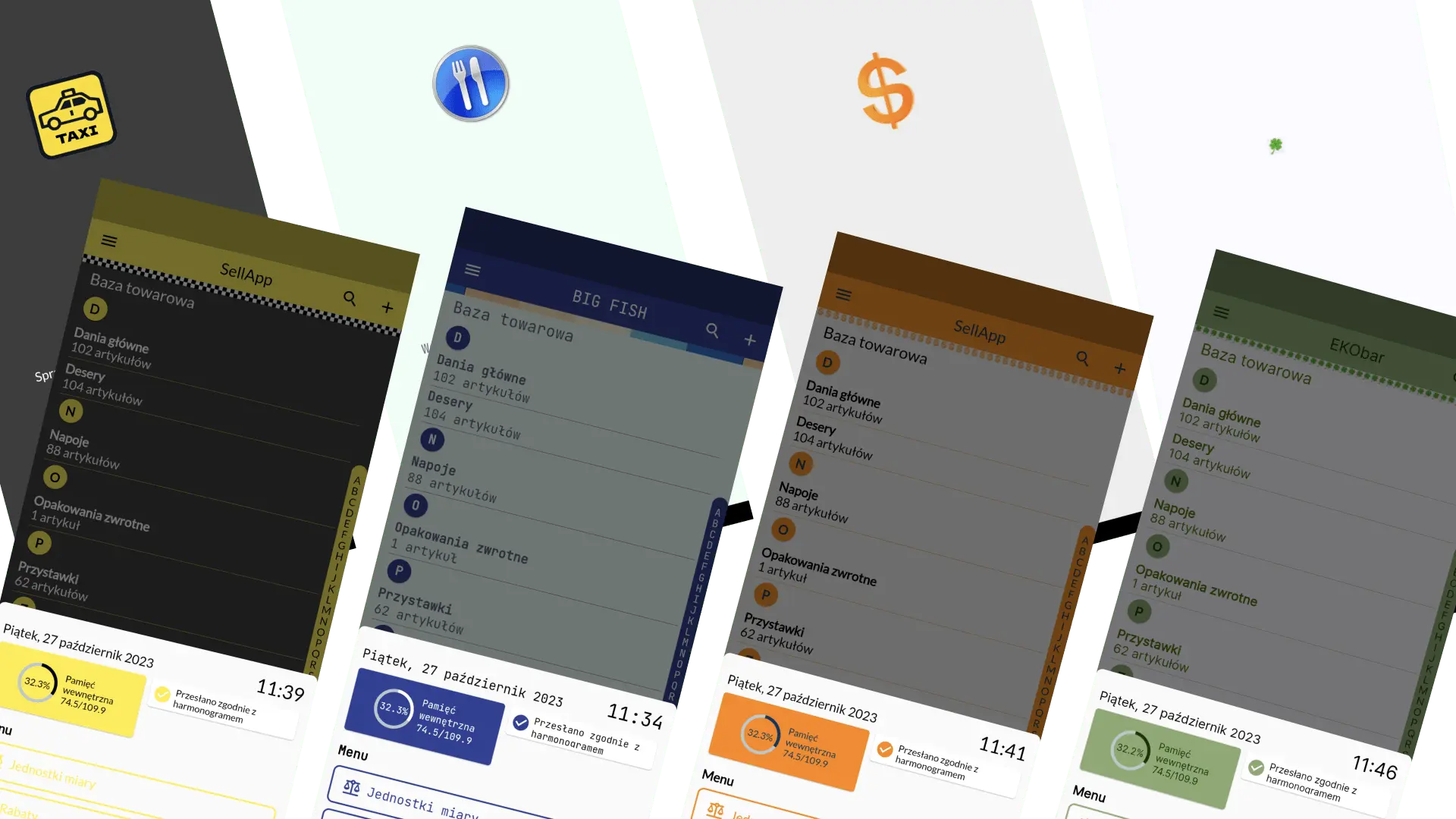 XKasa - personalizacja interfejsu